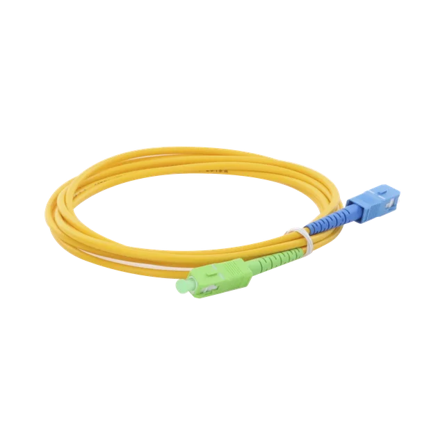 LPSM3SCASCUS2-h Jumper de Fibra Óptica Monomodo SC/APC-SC/UPC Simplex de 2 Metros (6.56 Pies), 3mm - Image 1