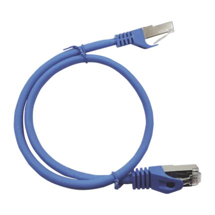 Patch Cord Cat6A 10G blindado 0.5M ( 1.64 ft ) AZUL