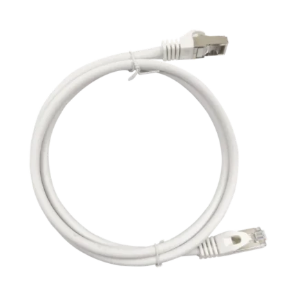 Patch Cord Cat6A 10G blindado 0.5M ( 1.64 ft ) Blanco