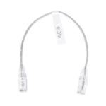 Cable de Parcheo Slim UTP Cat6 - 30 cm Gris Diámetro Reducido (28 AWG) - Image 3