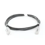 Cable de Parcheo Slim UTP Cat6 - 2 m Negro Diámetro Reducido (28 AWG) - Image 3