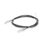 Cable de Parcheo Slim UTP Cat6 - 2 m Negro Diámetro Reducido (28 AWG) - Image 5