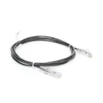 Cable de Parcheo Slim UTP Cat6 - 2 m Negro Diámetro Reducido (28 AWG) - Image 4