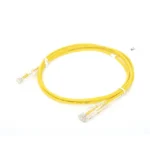 Cable de Parcheo Slim UTP Cat6 - 2 m Amarillo Diámetro Reducido (28 AWG) - Image 5