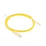 Cable de Parcheo Slim UTP Cat6 - 2 m Amarillo Diámetro Reducido (28 AWG) - Image 4