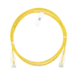Cable de Parcheo Slim UTP Cat6 - 2 m Amarillo Diámetro Reducido (28 AWG) - Image 2