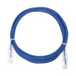 Cable de Parcheo Slim UTP Cat6 - 3 m Azul Diámetro Reducido (28 AWG)