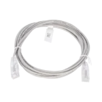 Cable de Parcheo Slim UTP Cat6 - 3 m Gris Diámetro Reducido (28 AWG)