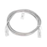 Cable de Parcheo Slim UTP Cat6 - 3 m Gris Diámetro Reducido (28 AWG) - Image 2