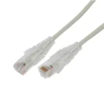 Cable de Parcheo Slim UTP Cat6A - 1 m Gris, Diámetro Reducido (28 AWG) - Image 2