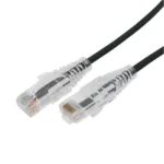 Cable de Parcheo Slim UTP Cat6A - 5 m Negro, Diámetro Reducido (28 AWG) - Image 2