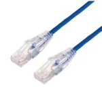 Cable de Parcheo Slim UTP Cat6A - 7 m Azul, Diámetro Reducido (28 AWG) - Image 2