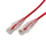 Cable de Parcheo Slim UTP Cat6A - 7 m Rojo, Diámetro Reducido (28 AWG) - Image 2