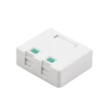 Caja de pared con 2 puertos Keystone, no incluye Jacks - Image 4