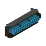 Placa Acopladora LightVerse, 6 Conectores Dúplex LC/UPC, Acepta hasta 12 fibras Monomodo  (No Shuttered)