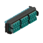 Placa Acopladora LightVerse, 12 Conectores Dúplex LC/UPC, Acepta hasta 24 fibras Multimodo OM3 y OM4  (No Shuttered)