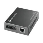 Convertidor Fibra Óptica Monomodo / 1 Puerto RJ45 10/100/1000 Mbps / Puerto Fibra Óptica SC 1000 Mbps / Hasta 20 Km / Plug and Play