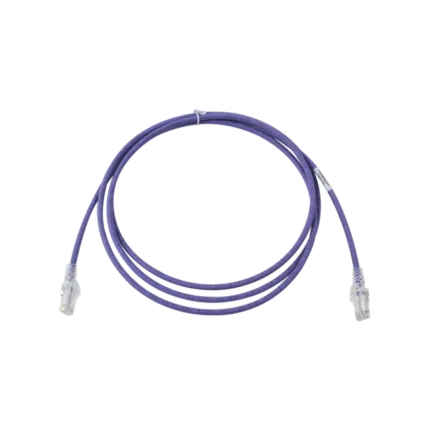 Patch Cord MC6 Modular Cat6 UTP, CM/LS0H, 7ft, Color Violeta, Versión Bulk (Sin Empaque Individual)