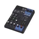 Mezcladora de Audio | 6 Canales | 2 entradas de micro/6 de línea (2 mono + 2 estéreo) | Alimentación Phantom - Image 2