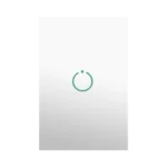 (ZWAVE) Interruptor On/Off panel táctil touch inalámbrico Zwave Plus 1 boton. Compatible con Hubitat HC8, Álula  M2M, otro