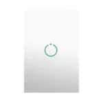 (ZWAVE) Interruptor On/Off panel táctil touch inalámbrico Zwave Plus 1 boton. No requiere cable neutro, Compatible con Hubitat HC8, Álula  M2M, otros