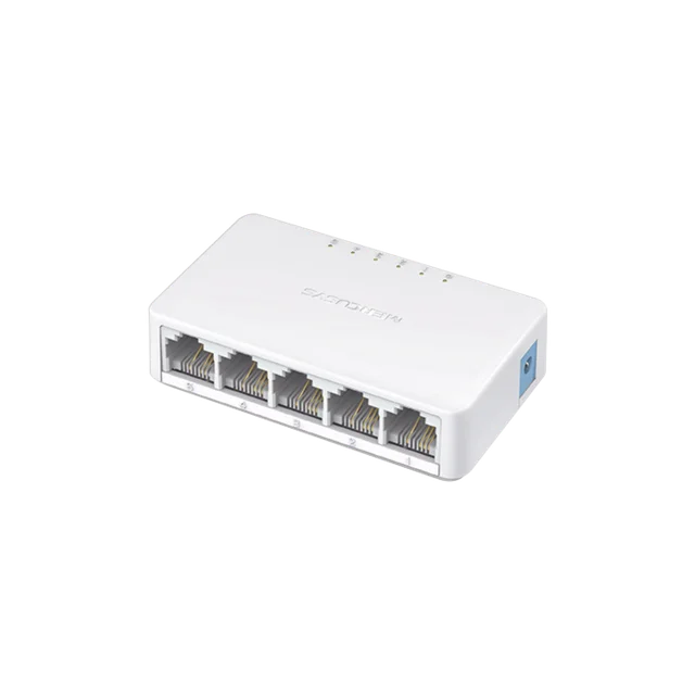 MS105-h Switch NO Administrable / Para escritorio / 5 puertos 10/100 Mbps / Diseño Compacto / Plug and Play - Image 1