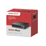 Switch NO Administrable / Para escritorio / Carcasa de metal / 5 puertos 10/100/1000 Mbps / Diseño Compacto / Plug and Play - Image 4