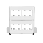 Patch Panel de 8 Puertos Mini-Com, Para Uso con Gabinetes Multipropósito, de Instalación a Presión, Color Blanco - Image 3