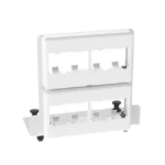 Patch Panel de 8 Puertos Mini-Com, Para Uso con Gabinetes Multipropósito, de Instalación a Presión, Color Blanco - Image 2