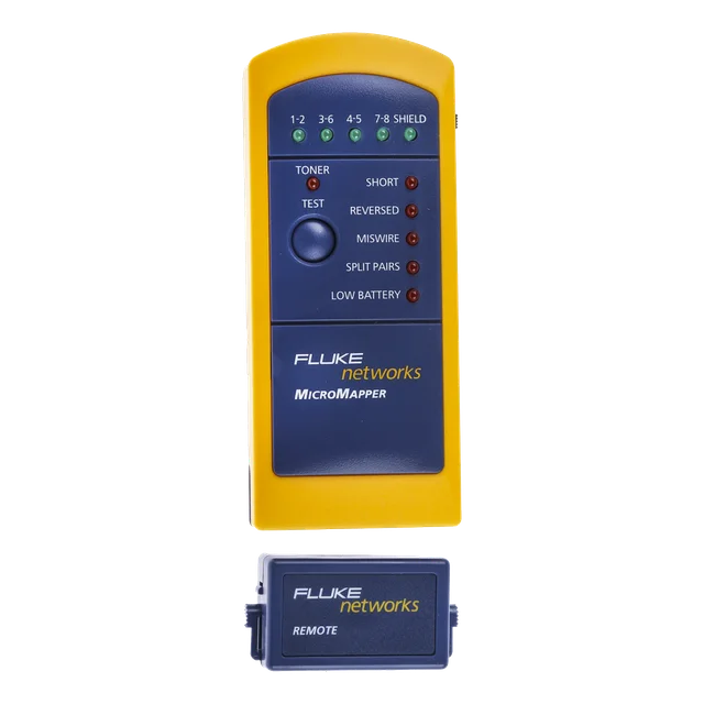 MT820049A-h Probador de Mapa de Cableado MicroMapper, para Verificar Rápida y Fácilmente la Integridad del Cableado de Par Trenzado de Ethernet - Image 1
