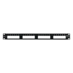 Patch Panel MAX Modular (vacío), de 24 Puertos, Plano, 1UR