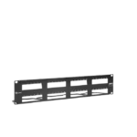PATCH PANEL MAX VACIO ID VERTICAL UTP 48 PTOS PLANO 2U NEGRO