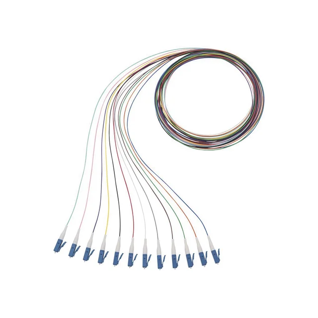 NKFP91BN1NKM001-h Kit de 12 Pigtails con Conector LC, Monomodo 9/125 OS2, 900um, de 1 Metro (3.28 Pies) - Image 1