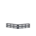 Panel de Parcheo Modular Keystone (Sin Conectores), Angulado, de 48 Puertos, 2UR - Image 3