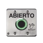 Interruptor IR NoTouch® de Acero Inoxidable, Salida Doble, ABIERTO