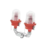 Lámpara de Obstrucción Roja Certificada/ Luz Fija Tipo L-810 Doble LED/ 120 - 240 Vca/ Luz Infraroja - Image 4