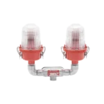 Lámpara de Obstrucción Roja Certificada/ Luz Fija Tipo L-810 Doble LED/ 120 - 240 Vca/ Luz Infraroja - Image 5