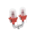 Lámpara de Obstrucción Roja Certificada/ Luz Fija Tipo L-810 Doble LED/ 120 - 240 Vca/ Luz Infraroja - Image 6
