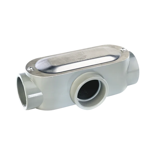 OT0097C-h Caja oval roscada tipo T de 1 1/4" (31.8 mm) incluye tapa y tornillos. - Image 1