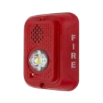 Sirena con Lámpara LED Estroboscópica / a 2 Hilos / Montaje en Pared / 24 Vcd / Configuración Estroboscópica Seleccionable / Texto en Inglés / Color Rojo - Image 3