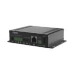 Gateway para Voceo IP/SIP,  Entrada de audio (3.5mm), salida de amplificador integrado de hasta 30W, puerto USB (reproducción de MP3),