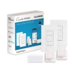 (Caseta Wireless) Kit Hub controlador, 2 atenuadores, 2 controles remotos, 2 base mesa y 2 tapas. - Image 2
