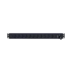 PDU Básico Para Distribución de Energía, Con 12 Tomas NEMA 5-15R Traseras, 1UR, 15 Amp, 120 Vca