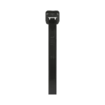 Cincho de Nylon 6.6 de Bloqueo, 188 mm largo x 4.8mm ancho, Color Negro, Exterior Resistente a Rayos UV, Paquete de 1000pz