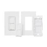 (Caseta Wireless) Kit, Apagador, base para empotrar en pared el control remoto PICO, tapa, ideal para el control de iluminación,. - Image 3
