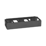 Organizador de Cables Horizontal PatchRunner™, Sencillo (Solo Frontal), Para Rack de 19in, 2UR