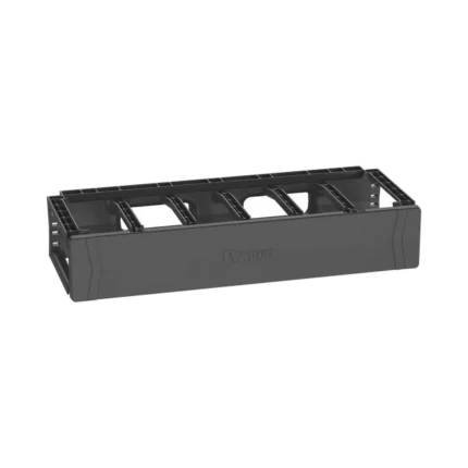 Organizador de Cables Horizontal PatchRunner™, Sencillo (Solo Frontal), Para Rack de 19in, 2UR