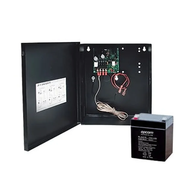 PRO12V1AK_det Fuente de 12 Vcc/1A para Control de Acceso con Batería Incluida LK5.512 - Image 1