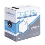 Cable para audio profesional de 2 conductores calibre 18 para aplicaciones de audio y automatización bobina de 152 m