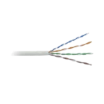 Bobina de cable de 305 m, ( 1000 ft ),  Cat5e, alto rendimiento, color blanco, UL, para aplicaciones en video vigilancia, redes de datos. Uso en interior - Image 4